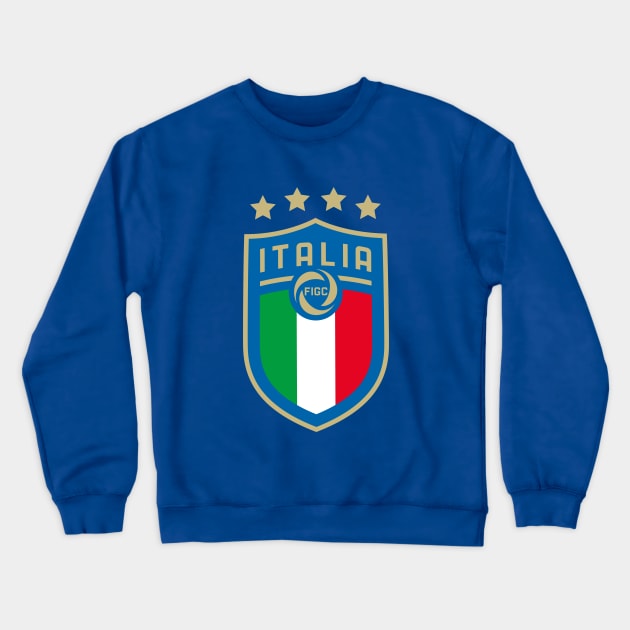 Italy National Football Team Crewneck Sweatshirt by alexisdhevan